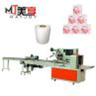 Envasadora automàtica de paper higiènic amb rotllo complet